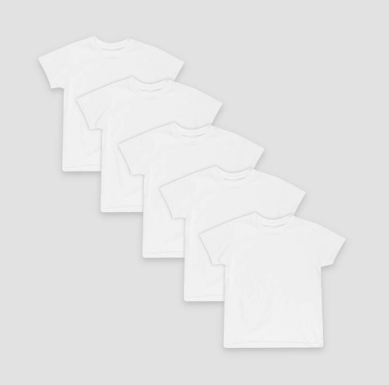 Hanes Crew T-Shirts (5 pack)