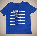 Boys Blue Graphic T-shirts