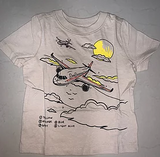 Boys Beige Graphic T-Shirts