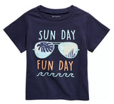 Boys Blue Graphic T-shirts